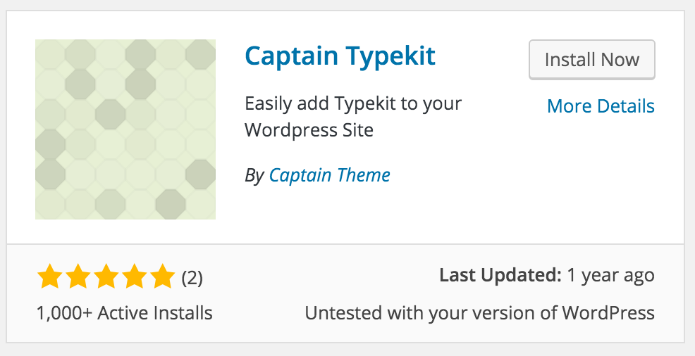 Captain Typekit