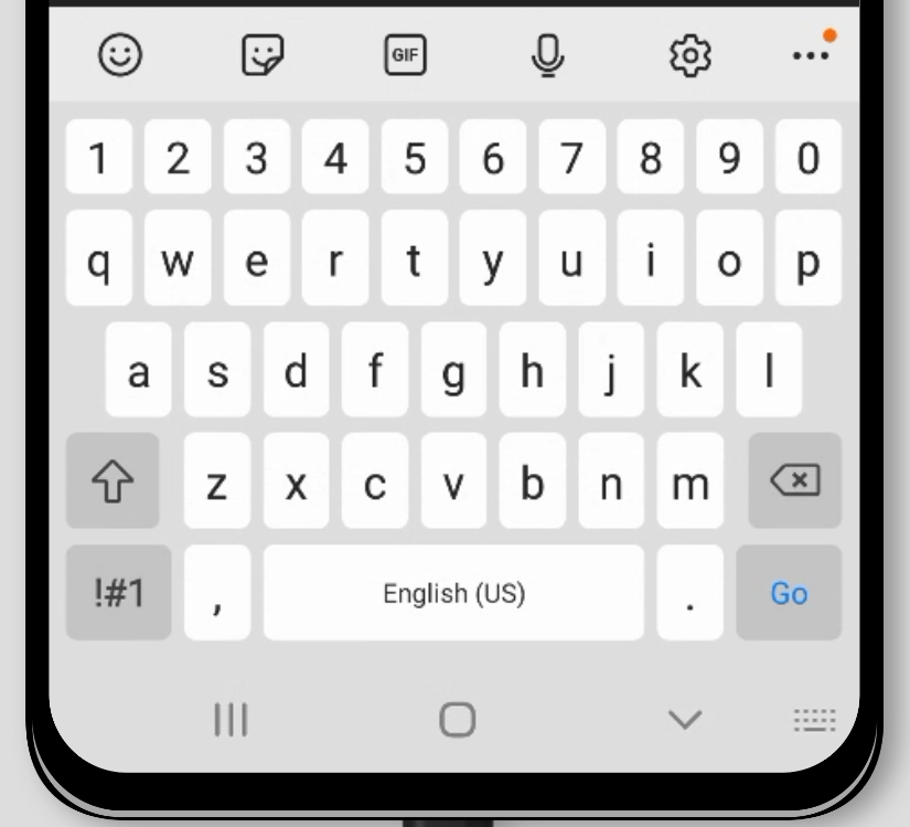 Android keyboard: username